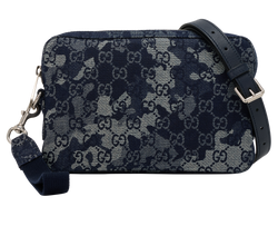GG Camouflage Crossbody, Denim, Navy, 849009525040, DB/S, 4*